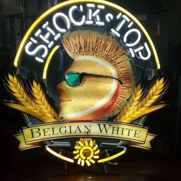 Shock Top Belgian White Neon Sign - Picture 4 of 4